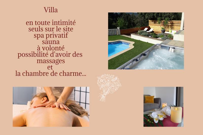 Week-end en amoureux avec spa privatif, sauna, massages près d'Aix en Provence